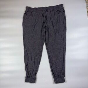 Maurices Jogger Pants Mens 2X Dark Gray Athletic Fit Gym Tapered Leg Drawstring
